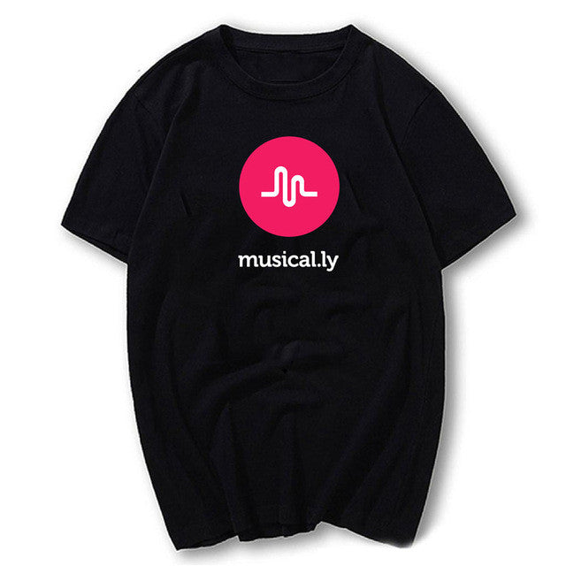 New Fashion Women T shirts Letter Print t-shirt Men Top Short Sleeve Female musical.ly tops 72237 SM6