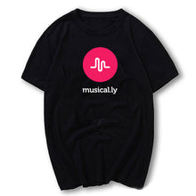 New Fashion Women T shirts Letter Print t-shirt Men Top Short Sleeve Female musical.ly tops 72237 SM6