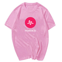 New Fashion Women T shirts Letter Print t-shirt Men Top Short Sleeve Female musical.ly tops 72237 SM6