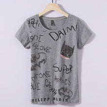 New Summer Women T Shirt Casual O Neck Short Sleeve Diamond Bling tshirt Female Letter Print Tops Tees 72367 SM6