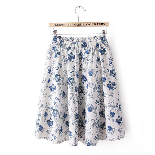 New Summer skirts womens Floral Short skirt Female Fashion Bohemia Plus Size Colorful Faldas Hot  72423 SM6