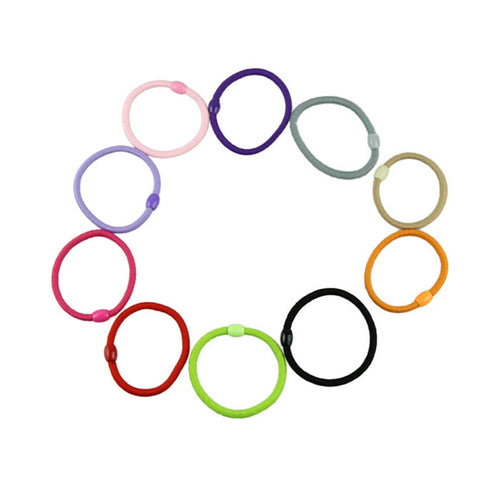 50 PC girl children Elastic Hair Band hair accessory hair rope colorful headband mix candy color CF