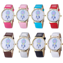8 Colors Women Leather strap Watch Campanula Print Women Dress Watches Casual Lady Girls Clocks Hour Reloj CF
