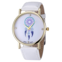 8 Colors Women Leather strap Watch Campanula Print Women Dress Watches Casual Lady Girls Clocks Hour Reloj CF