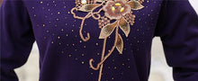 8 color new Fashion women sweater flower embroidery floral knitted wool lady top female pullover shirt S- XXXL 9698 SM6