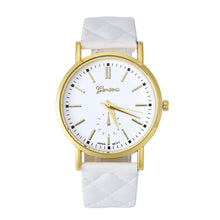 9 Colors Watches Women Geneva Watches Women Men Casual Leather Relogio Quartz Analog Wrist Watch Montre CF