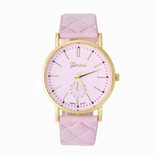 9 Colors Watches Women Geneva Watches Women Men Casual Leather Relogio Quartz Analog Wrist Watch Montre CF
