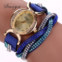 9 colors Arrive Casual Bracelet watches Women Ladies Watch Round Analog Quartz Clock Bling Crystal Relogio Gift CF
