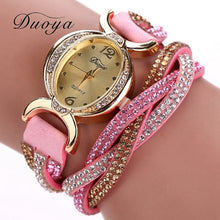 9 colors Arrive Casual Bracelet watches Women Ladies Watch Round Analog Quartz Clock Bling Crystal Relogio Gift CF
