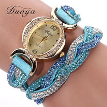 9 colors Arrive Casual Bracelet watches Women Ladies Watch Round Analog Quartz Clock Bling Crystal Relogio Gift CF