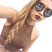 Allmatch Sexy Backless Bandage Halter Crop Top Women's Short Camisoles Cropped Top Bralette CF