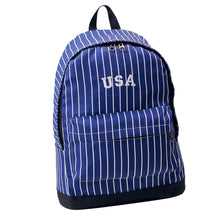 American Style Backpack travel print backpack Women Men School Bag Stripe DoubleShoulder Canvas Mochilas CF