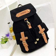 Backpack School Bags For Teenagers Girl Dual College Wind Canvas Shoulder Bag Korean style Schoolbags Leisure Backpacks CF