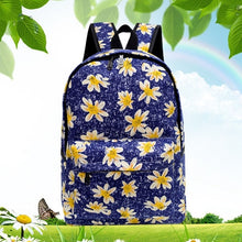 Backpack Women School Bags For Teenage Girls Canvas Rucksack Backpacks Daisy printing Schoolbag Book Shoulder Backbag CF