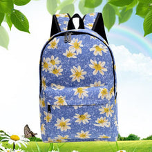 Backpack Women School Bags For Teenage Girls Canvas Rucksack Backpacks Daisy printing Schoolbag Book Shoulder Backbag CF