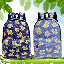 Backpack Women School Bags For Teenage Girls Canvas Rucksack Backpacks Daisy printing Schoolbag Book Shoulder Backbag CF