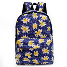 Backpack Women School Bags For Teenage Girls Canvas Rucksack Backpacks Daisy printing Schoolbag Book Shoulder Backbag CF