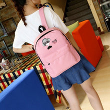 Backpack Women School Bags For Teenagers Korean style DoubleShoulder Canvas Back pack Laptop Schoolbag CF