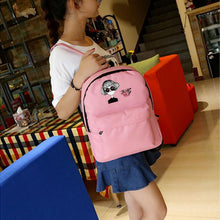 Backpack Women School Bags For Teenagers Korean style DoubleShoulder Canvas Back pack Laptop Schoolbag CF