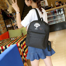 Backpack Women School Bags For Teenagers Korean style DoubleShoulder Canvas Back pack Laptop Schoolbag CF