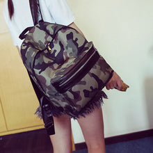 Backpacks For Teenage Girls Canvas Shoulder School Bag Camouflage Print Travel Satchel Rucksack bolsa feminina CF