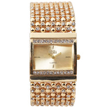 Bangle Watches Women Bracelet Rhinestone Crystal Gold Silver Dress Clock Stainless Steel Band Watch Relogio Feminino CF