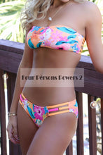 Beach Pattern Swimsuit Bathing Suit Low Waist High Neck Brazilian Bikini Set Swimwear Women Biquini New Print CF