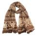 Beach Scarf From India Sexy Shawls and Scarves Loose Casual poncho Neck Stole Elephant Print Long Scarfs Wrap Pashmina CF