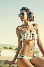 Beachwear Black High Neck Bikini Sets Sexy Halter Low Waist Bathing Wear Swimming Suits N217 CF