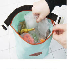 Beautiful Lunch Bag & Lunch Box Cooler Zipper Bag Bento Dot Tote Lunch Pouch Little Pattern bolsa termica Smile CF