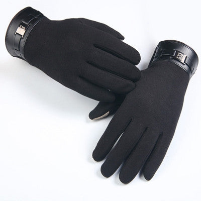Best Deal Mens Full Finger Smartphone Cashmere Gloves Mittens CF