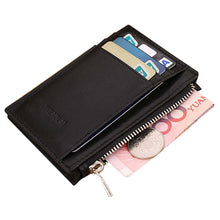 Best Selling Luxury Retro Men's Wallet Zipper Mens Leather Wallets Credit ID Card Purse CF