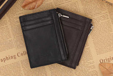 Best Selling Luxury Retro Men's Wallet Zipper Mens Leather Wallets Credit ID Card Purse CF