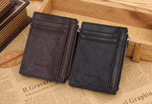 Best Selling Luxury Retro Men's Wallet Zipper Mens Leather Wallets Credit ID Card Purse CF