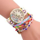 Bracelet Watch Women Bicycle Pattern Clock Analog Quartz Canvas Band Relogio Feminino Gift CF