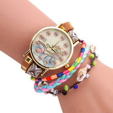 Bracelet Watch Women Bicycle Pattern Clock Analog Quartz Canvas Band Relogio Feminino Gift CF