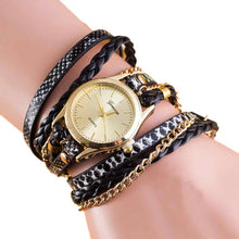 Bracelet Watch Women Dress Clock Wrap Around Synthetic Leather Chain Relogio Feminino CF