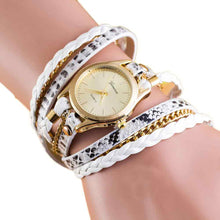 Bracelet Watch Women Dress Clock Wrap Around Synthetic Leather Chain Relogio Feminino CF