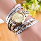 Bracelet Watch Women Dress Clock Wrap Around Synthetic Leather Chain Relogio Feminino CF