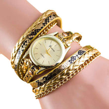 Bracelet Watch Women Dress Clock Wrap Around Synthetic Leather Chain Relogio Feminino CF