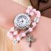 Bracelet Watch Women Ladies Rhinestone Dress Clock Quartz Wrist Watch Gift Relogio Feminino CF