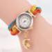 Bracelet Watch Women Rhinestone Crystal Band Dress Clock Gift Wave Dial Analog Wrist Relogio Feminino CF