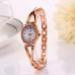 Bracelet Watch Women Rhinestone Crystal Bangle Dress Clock Quartz OL Ladies Stainless Steel Band Relogio Feminino CF
