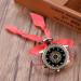 Bracelet Watch Women Rhinestone Crystal Dress Clock Ladies Braided Band Analog Quartz Relogio Feminino CF