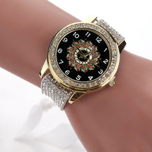 Bracelet Watch Women Rhinestone Crystal Dress Clock Ladies Braided Band Analog Quartz Relogio Feminino CF