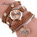 Bracelet Watch Women Rhinestone Crystal Dress Clock luxury heart pendant Relogio Feminino CF