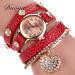 Bracelet Watch Women Rhinestone Crystal Dress Clock luxury heart pendant Relogio Feminino CF