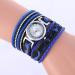 Bracelet Watch Women Rhinestone Crystal Dress Clock Wrap Lady Weave Gift Wrist Relogio Feminino CF