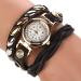 Bracelet Watch Women Rhinestone Crystal Relogio Feminino PU Leather Strap Gift Dress Clock CF