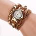 Bracelet Watch Women Rhinestone Crystal Relogio Feminino PU Leather Strap Gift Dress Clock CF